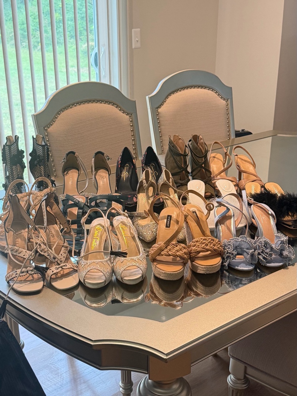 Women’s Beige Braided Platform Sandals - Neutral Summer Heels